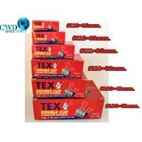 ราคา คลิปดำ คลิปหนีบกระดาษ TEX กล่องแดง เบอร์ 108 / 109 / 110 / 111 / 112 / 113 (24644503301)