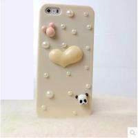 ราคา เคสไอโฟน 4/4s กรอบประดับมุก หัวใจกระต่ายหมีแพนด้า (7031720166)