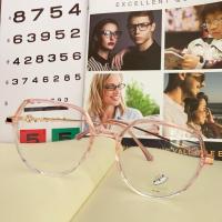 ราคา กรอบแว่นแฟชั่น TR90 สีชมพู ทนทาน ยืดหยุ่นได้✨ (16179094086)