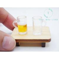 ราคา แก้วเบียร์จิ๋ว แก้วเปล่าจิ๋ว (ราคา/ชิ้น) ทรงกระบอก แบบเรียบ งานพลาสติก ของตกแต่ง (28853431852)
