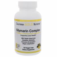 ราคา บำรุงตับ ล้างสารพิษตับ​ California Gold Nutrition, Silymarin Complex, Liver Health, Milk Thistle,300 mg, 120 Veggie Caps (4522945499)