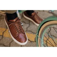 ราคา BRENO sneakers from USA genuine leather, Men's Fashion รองเท้าหนังแท้แบรนด์ BRENOสีน้ำตาลไซส์ 40 (250E) มือสอง สภาพดีมาก (24802821485)