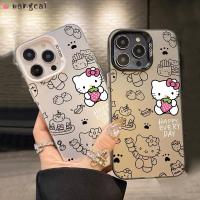 ราคา SAMSUNG สําหรับsamsung Galaxy A16 A15 A14 4G A13 5G A12 A11 A10 A10s A7 2018 เคสโทรศัพท์Hello Kitty HelloKittyแมวสตรอเบอร์รี่เค้กน่ารักการ์ตูนหรูหราFrostedปลอกกรณีปกหลัง (26172402231)