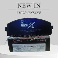 ราคา Compact รุ่นใหม่ ผ้าเบรคหน้า TOYOTA Commuter KDH222, KDH223 (2.5, 3.0) ปี 2005-2018 Compact NANO X DEX 680 (29334039498)