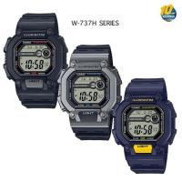 ราคา Casio Standard นาฬิกาข้อมือผู้ชาย สายเรซิ่น รุ่น W-737H,W-737H-1A,W-737H-1A2,W-737H-2A,W-737H-1AVDF,W-737H-2AVDF (7675098215)