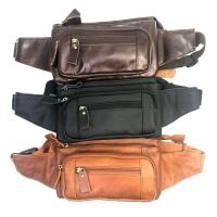 ราคา Chinatown leather กระเป๋าวัวหนังแท้ คาดเอว สะพายหน้าอก น้ำตาลเข้มและสีแทน ซิปยาวยื่นหน้า (20240349844)