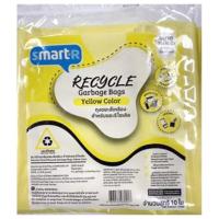 ราคา สมาร์ทเตอร์ถุงขยะสีเหลืองสำหรับขยะรีไซเคิลขนาด30X40นิ้ว แพค 10ใบ (40158704612)