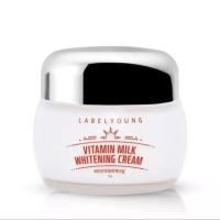 ราคา แถมชิดะ บอร์ดี้ เซรั่ม ทุกออร์เดอร์!!!ครีมหน้าสด (ของแท้ 100%) ลาเบลยัง ช็อคกิ้ง วิตามิน มิลค์ ไวท์เทนนิ่ง ครีม (29307190452)