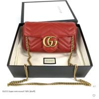 ราคา Gucci Super Miniของแท้สภาพ100%สีแดง แถมน้ำหอมZARAกลิ่น Gardinia หอมหวานมากค่ะ (11436697151)