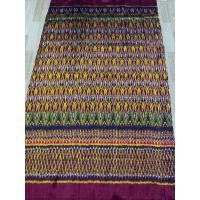 ราคา ผ้าไหมมัดหมี่ไทย3ตะกอ ทอมือแท้100%(A-68) (25131486885)