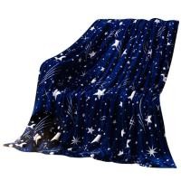 ราคา Getagift ผ้าห่ม ผ้าห่มนาโน Bright Star ลายดาวพื้นสีน้ำเงิน ขนาด 180x200ซม. (196151225)