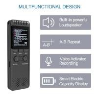 ราคา 32GB/64GB ของแท้100% Voice Recorder เครื่องอัดเสียง/เครื่องบันทึกเสียง เสียงดี ชัดมาก วิธิเครื่องอัดเสียงงาย (4839993752)