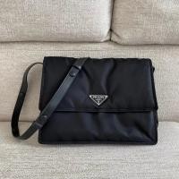 ราคา 1: 1 Original Label Messenger Bag Black Recycled Nylon Shoulder Messenger Bag (26190514981)