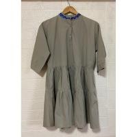 ราคา City Mode✨เดรสระบาย สีเทา อก44-45:ยาว33 (13295037821)