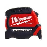 ราคา ตลับเมตรรุ่น COMPACT MAGNETIC 8m/26ft Milwaukee 48-22-0626 (19026367154)