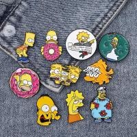 ราคา เครื่องประดับ เข็มกลัด โลหะผสม รูป Simpsons Series แบบสร้างสรรค์ สําหรับตกแต่งกระเป๋าเป้สะพายหลัง และเสื้อผ้า (23209353684)