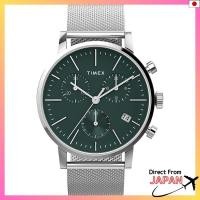 ราคา Timex Watch Midtown Chrono Green Dial Quartz 5 ATM Water Resistant Mineral Glass 40mm TW2W43400 Men (28158821133)
