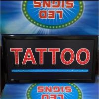 ราคา ป้ายไฟ ป้ายไฟร้าน ป้ายไฟวิ่ง ป้ายไฟตัวอักษร ป้ายไฟled ป้ายไฟopen TATTOO (18780038372)