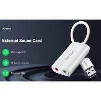 ราคา UGREEN การ์ดเสียง USB สเตอริโอความเข้ากันได้แบบสากล (29609959787)