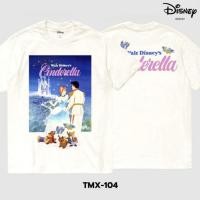 ราคา เสื้อยืดแฟชั่น Disney's - Cinderella ลิขสิทธิ์แท้100% จากดิสนีย์ สตรีทแฟชั่น คอกลม แขนสั้น (TMX-104) (27815353448)