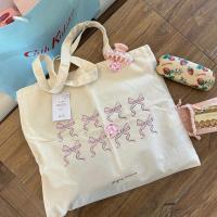 ราคา ꒰ พร้อมส่ง ꒱ ⟡ กระเป๋าผ้าลายโบว์ จากออสเตรเลีย Supré Square Foundation Tote Bag ⟡ (25527542727)