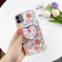 ราคา เคสลูกพีช+holder หัวใจ iPhone 7/7+/8/8+/X/XS/XR/XSMax/11/11Pro/11ProMax/SE2 (5836320329)