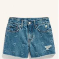 ราคา GQ026 กางเกงยีนส์ขาสั้นOldnavyงานแท้ พร้อมส่งขนาด16ขวบเอวปรับได้ (13927400373)