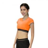ราคา Grand Sport สปอร์ตบราแขนสั้น แกรนด์สปอร์ต (สีส้ม) รหัส : 028382 (2361593783)