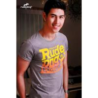 ราคา rudedog เสื้อคอกลม ชาย รุ่น bubble สีเทาอ่อน (255636761)