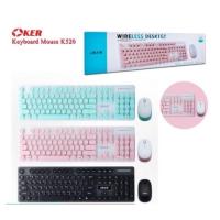 ราคา Oker ชุดคีย์บอร์ดเม้าส์ไร้สาย รุ่น Kb-520 Keyboard Mouse Wireless fWaK (12268177982)