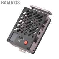 ราคา Bamaxis พัดลมระบายความร้อนกล้องสากลระบบภายนอกพร้อมจอแสดงผล OLED USB ขับเคลื่อนการใช้งานสำหรับ Sony A7M4/ZVE1/A6700/A7C2/ZV-E10/ZV1/A7C/FX30 Canon R5/R6/R7/R50/R8/R10 (40804383224)