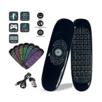 ราคา รีโมทแบบไร้สาย 2.4GHz สำหรับทีวี แอร์เมาส์ คีย์บอร์ด มีไฟแบ็คไลท์ ทีวีสมาร์ท (26791031491)