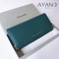 ราคา กระเป๋าสตางค์ใบยาว 2พับ (TAILIAN) สีเขียวทะเล (มือ1) + พร้อมกล่อง (10691214692)