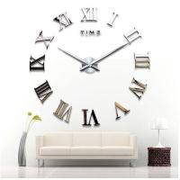 ราคา นาฬิกาติดผนัง นาฬิกาติดผนังเรืองแสง ร้อนขายโรมันเลขสร้างสรรค์นาฬิกาแขวน DIY นาฬิกาแขวนอะคริลิคกระจก (29712824104)
