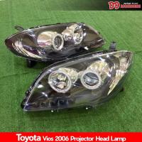 ราคา ไฟหน้า Vios 2006 โคมดำ ไฟวงแหวน + ไฟหรี่ล่าง LED งานไตหวัน (รุ่นสปอร์ตไลท์กลม) (6747061006)
