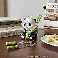 ราคา ส้อมผลไม้รูปการ์ตูนสร้างสรรค์สามารถตั้งคาเฟ่น้ําชายามบ่ายที่มีชื่อเสียงขนมขบเคี้ยวสแตนเลส304ส้อมผลไม้ (42019086282)