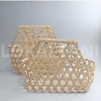 ราคา ตะกร้าสานไม้ไผ่ / กระเป๋าสานขัดขวาง / กระเป๋าสานไม้ไผ่ (41908556075)