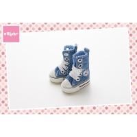 ราคา **พร้อมส่ง**รองเท้าคอนเวิร์สหุ้มข้อยีนส์ รองเท้าตุ๊กตาบลายธ์, ลิกกะ, เอโซน (Blythe, Licca และ Azone Doll) (2103358258)