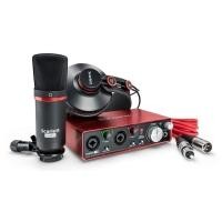 ราคา Audio Interface Focusrite Scarlett 2i2 Studio Pack Gen 2(Mic condenser,หูฟัง,สายแจ๊คไมค์10m)พร้อมรหัสดาวน์โหลด software (2786103050)