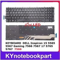 ราคา KEYBOARD NOTEBOOK คีย์บอด DELL Inspiron 15 5565 5567 Gaming 7566 7567 17 5765 5767 มีไฟ LED 15 7566 (42667470619)