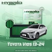 ราคา กรองอากาศรถยนต์ Toyota Vios ปี 13 - 24 กรองอากาศ HYBRID กรองรถยนต์ ไส้กรอง ไส้กรองอากาศ (26568124327)