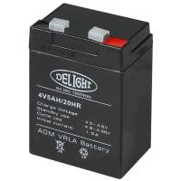 ราคา [พร้อมส่ง] แบตเตอรี่แห้ง DELIGHT 4V 5AH ไฟฉาย ไฟฉุกเฉิน งานระบบไฟฟ้า BATTERY DELIGHT 4V 5AH (27074574852)