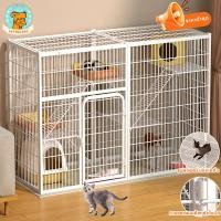 ราคา Petorldog กรงแมว กรงขังแมว กรงแมวขนาดใหญ่ 3ชั้น 4ชั้น กรงสัตว์เลี้ยง กรงแมวแบบคอนโด (27383128094)