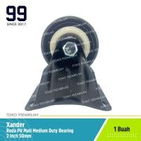 ราคา Xander PVC ล้อล้อแข็ง Medium Duty 50 มม.2 นิ้วรถเข็นกรณี (42555747871)