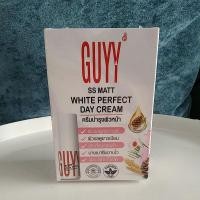 ราคา [หมดอายุ 10/2023]ครีมบำรุงผิวหน้าและลำคอ (1กล่องมี 6ซอง) GUYY SS MATT White Perfect Day Cream (12777480835)