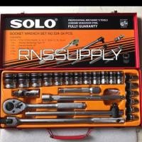 ราคา SOLO ชุดลูกบล็อก(ชุดประแจบล็อก) รุ่น 524-24 PCS (444543314)