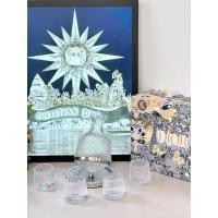 ราคา Dior high-end crystal decanter with 4 rotating tumbler red wine glasses gift box set (40254400230)