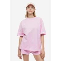 ราคา H&M(เอชแอนด์เอ็ม) เสื้อยืดบ็อกซี่ Woman Boxy T-shirt 1158572_9 (29326607935)
