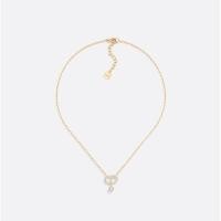 ราคา (Pre-order/ของแท้) Dior Petit CD Necklace (Metal & Crystal) (25443084888)