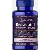 ราคา Puritan Resveratrol 500 mg 60 แคปซูล (6932379751)